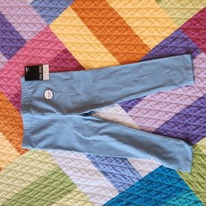 Blue leggings